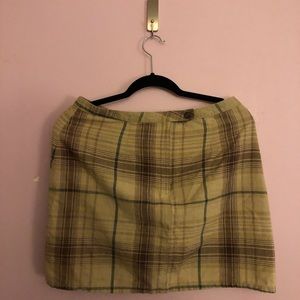 Plaid Skirt